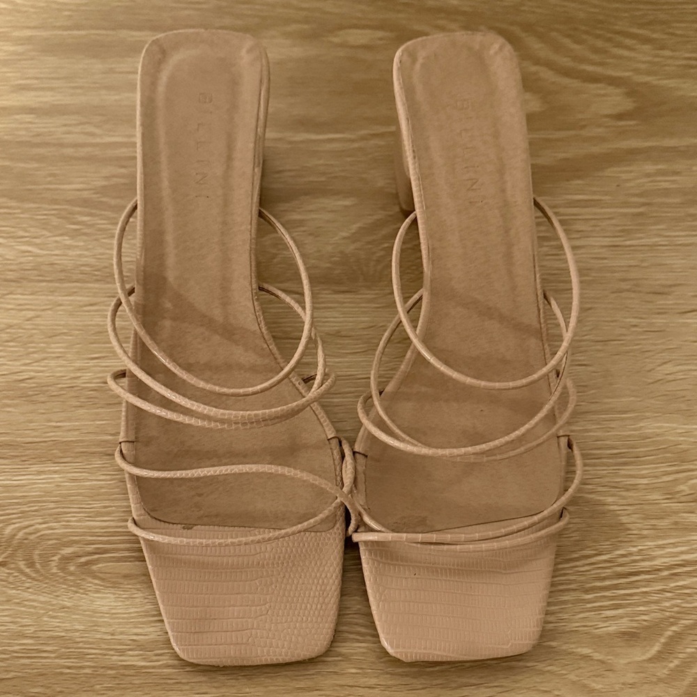 Bellini Women's Nude Strappy Heels